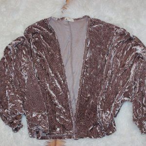 Woman's Crushed Velvet Jacket